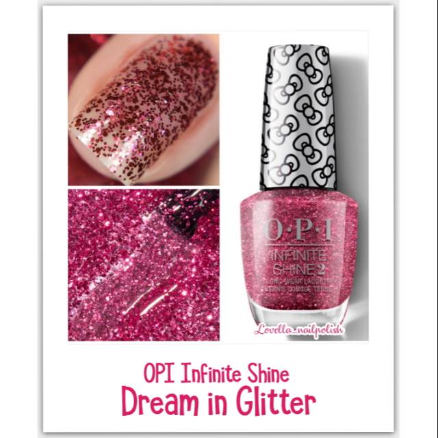 Jual OPI Infinite Shine Dream in Glitter OPI x Hello Kitty OPI