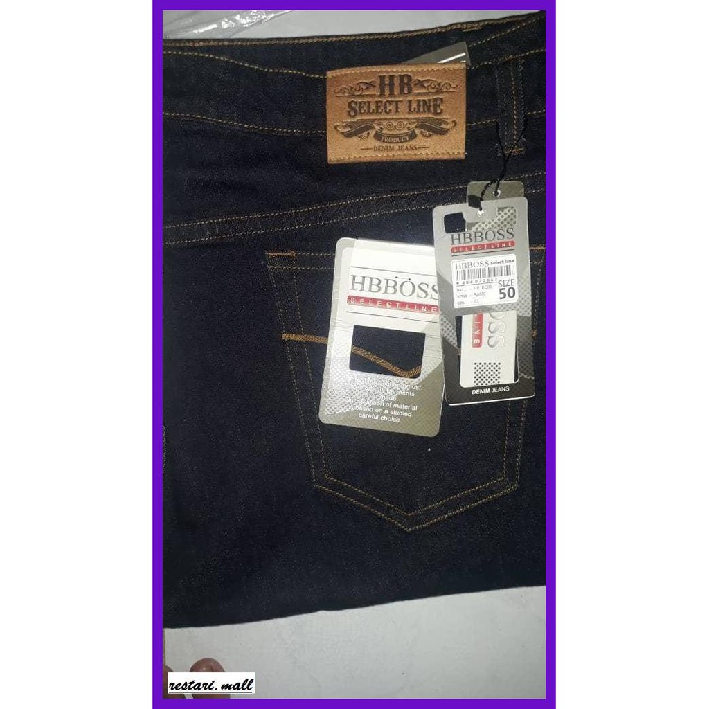 SNAEJAIRP- JEANS HB BOSS JUMBO SIZE 45-50 -ORIGINAL.