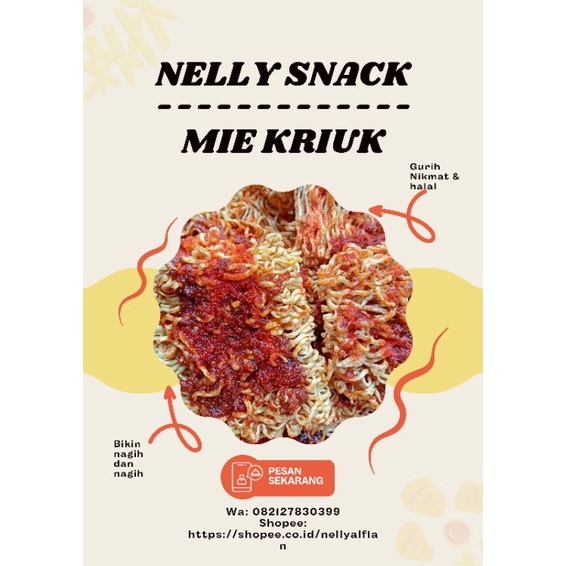 

MIE KRIUK PEDAS MANIS / POUCH