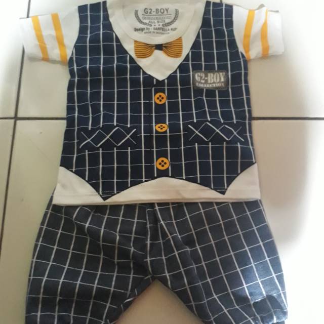 set anak rompi kotak