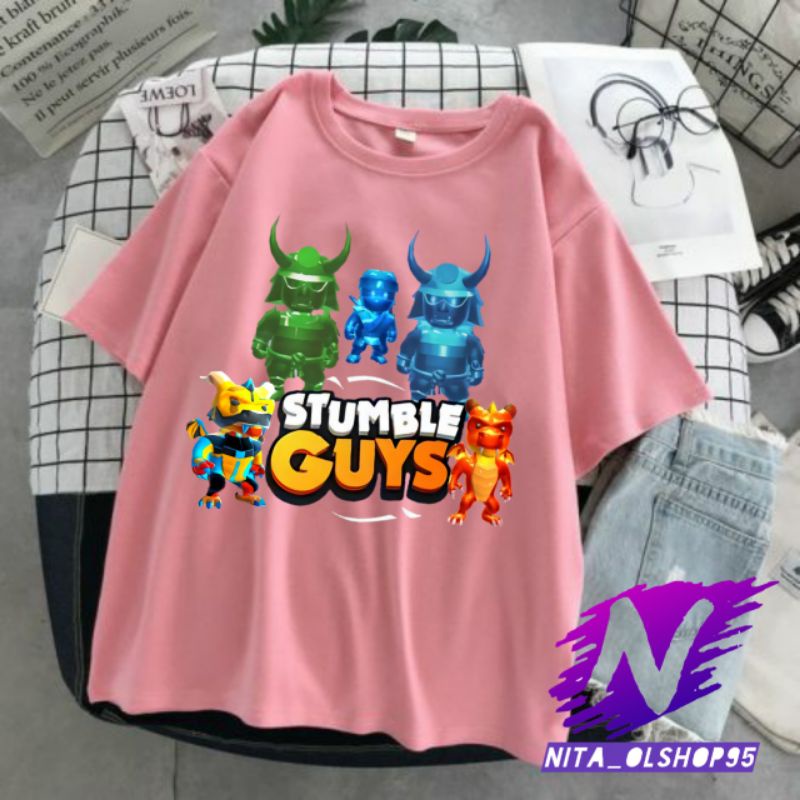 stumble guys kaos anak stumble guys skin langka spesial baju anak stumble guys