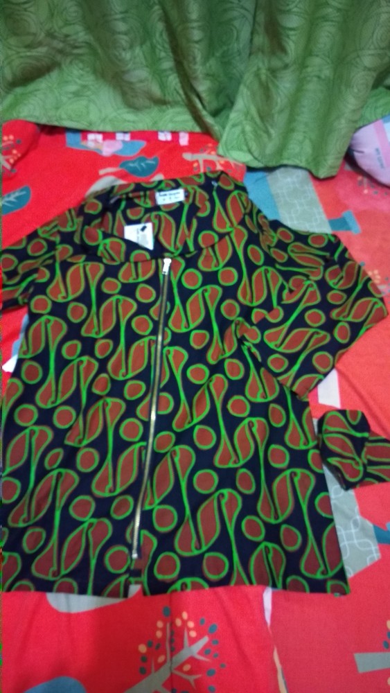 Atasan Batik Tunik Wanita Tunik Batik Kerja Cap Gipsi