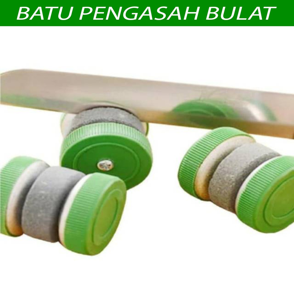 PENGASAH PISAU MODEL RODA PUTAR / ALAT PENGASAH PISAU / ASAH PISAU BENTUK RODA BATU ASAH / KNIFE / PENGASAH GUNTING