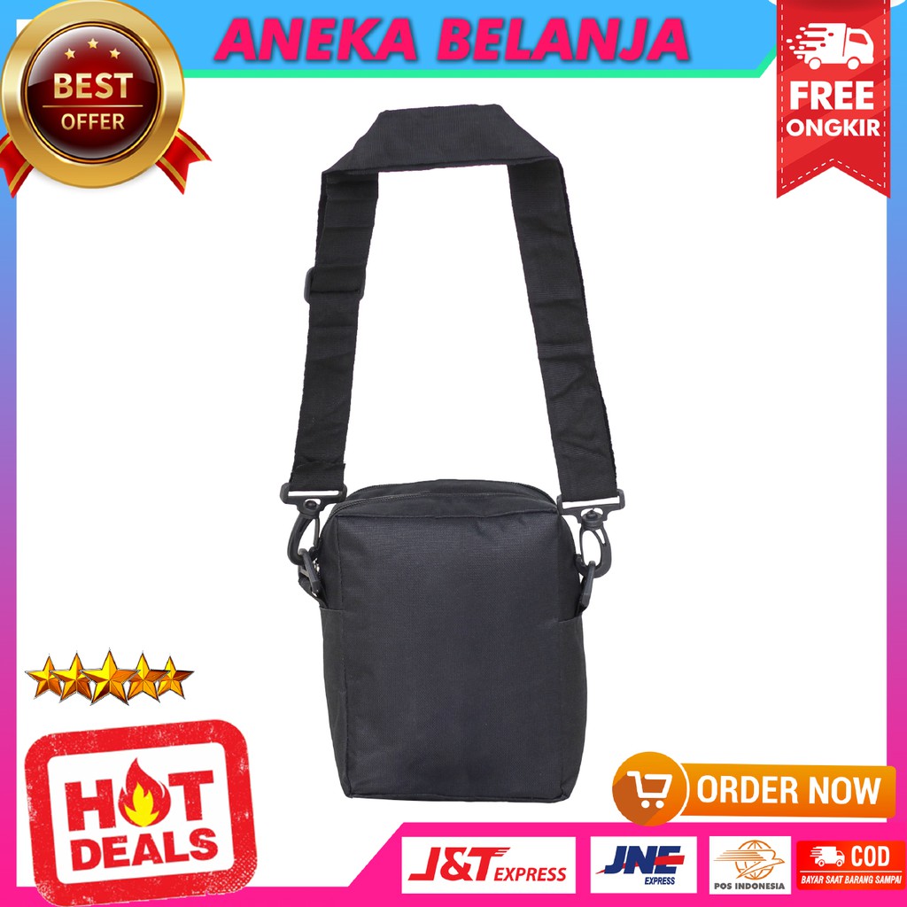 Tas Selempang Archie Kecil Warna Hitam Tas Selempang Pria Murah Berkualitas Cocok Untuk Hangout