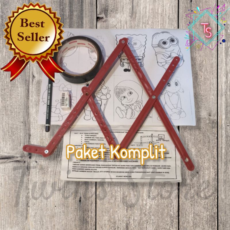 

Pantograf (Alat Bantu Gambar) Paket Hemat