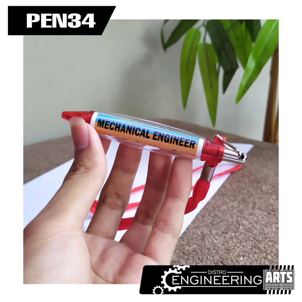 

Pulpen Kalung Full Sticker MECHANICAL ENGINEER Like To Fix / PEN34