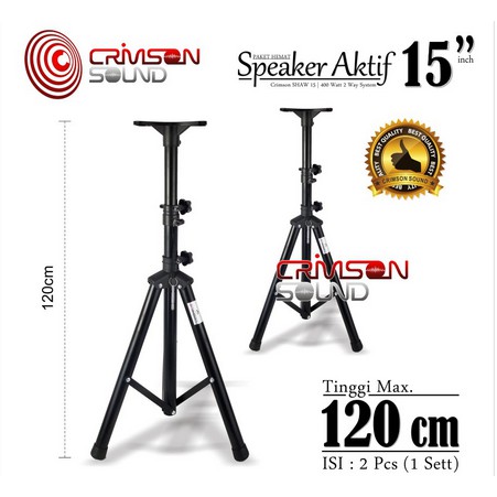 PAKET KOMPLIT SPEAKER AKTIF CRIMSON 15 inch BLUETOOTH  SHOW 15