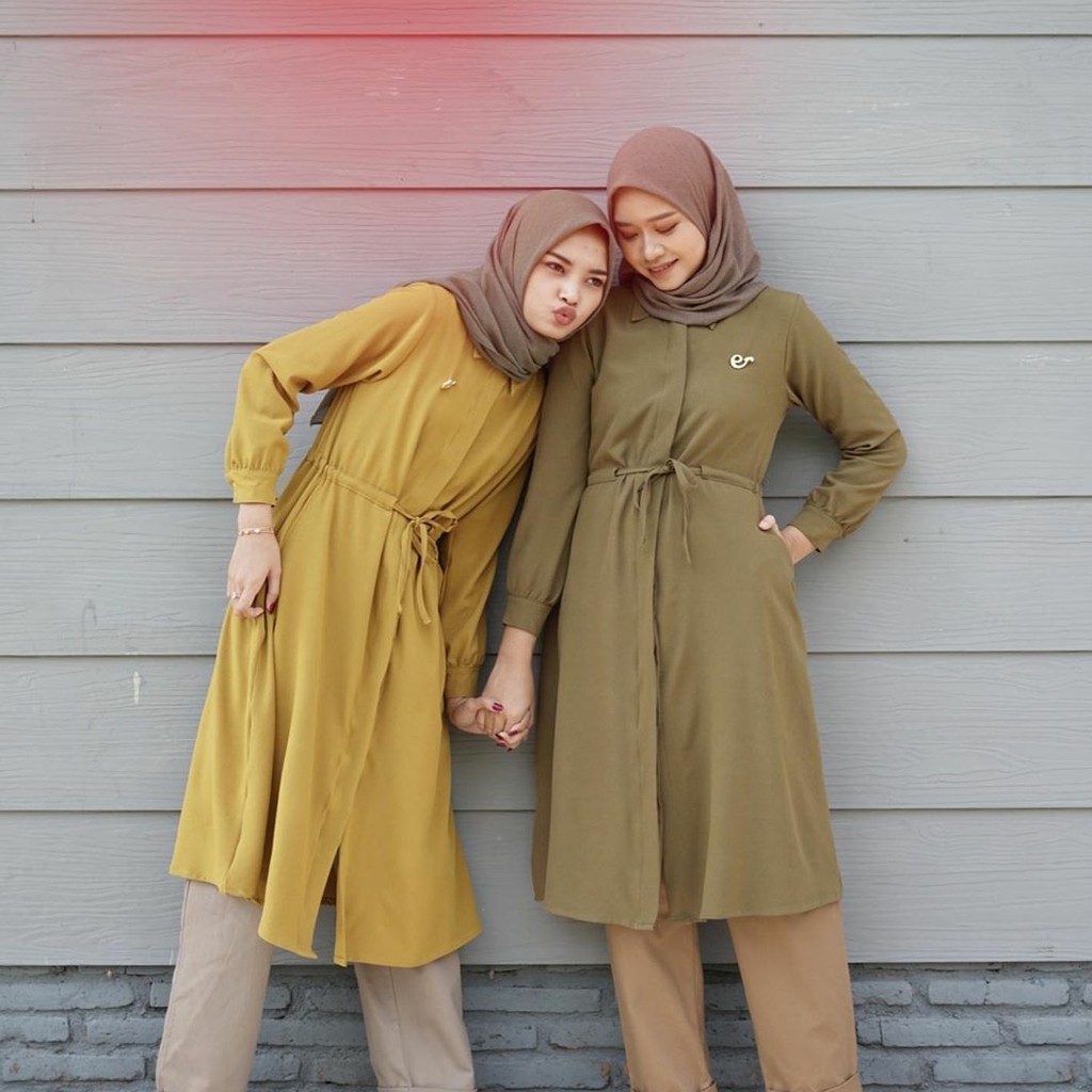 ARUNA TUNIK - TUNIK REMAJA - BJU MUSLIM KEKINIAN TERBARU - BAJU PANJANG WANITA