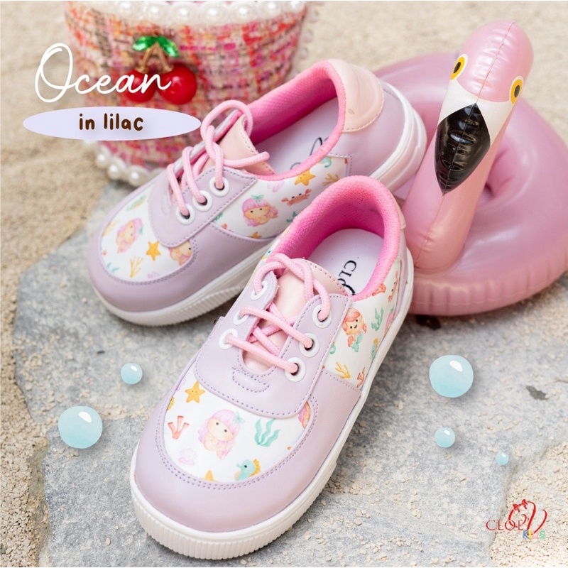 CLOEVKIDS - Ocean Sepatu Sneakers Anak Perempuan - Mermaid Series