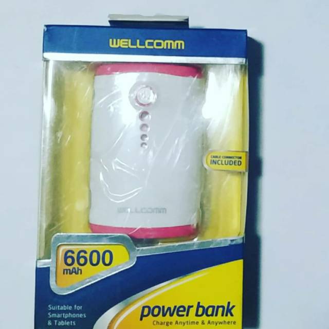 Powerbank Wellcomm 6600 mAh