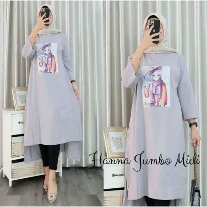 Soraya MIDI dress bahan combed 24s / tunik combed / dress terbaru 2022 / baju muslim wanita kekinian 2022