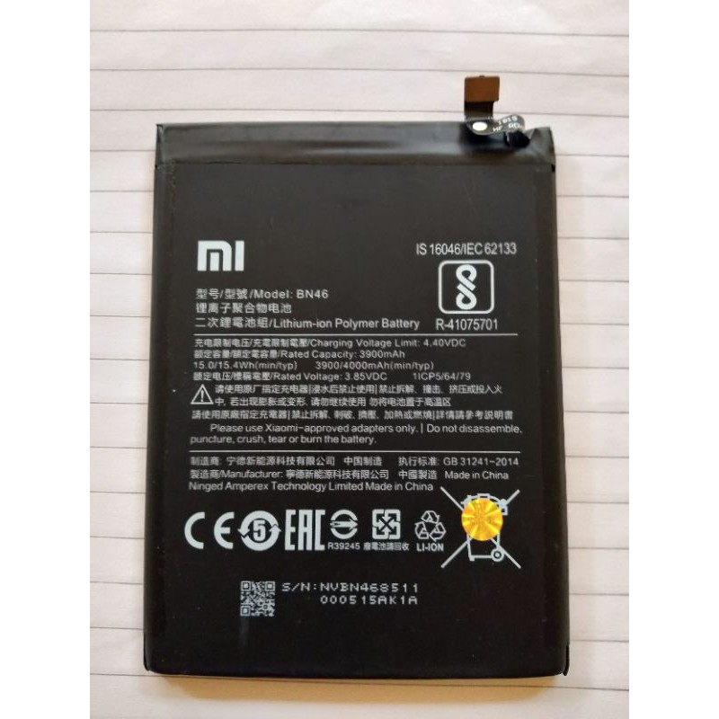 Baterai redmi note 8