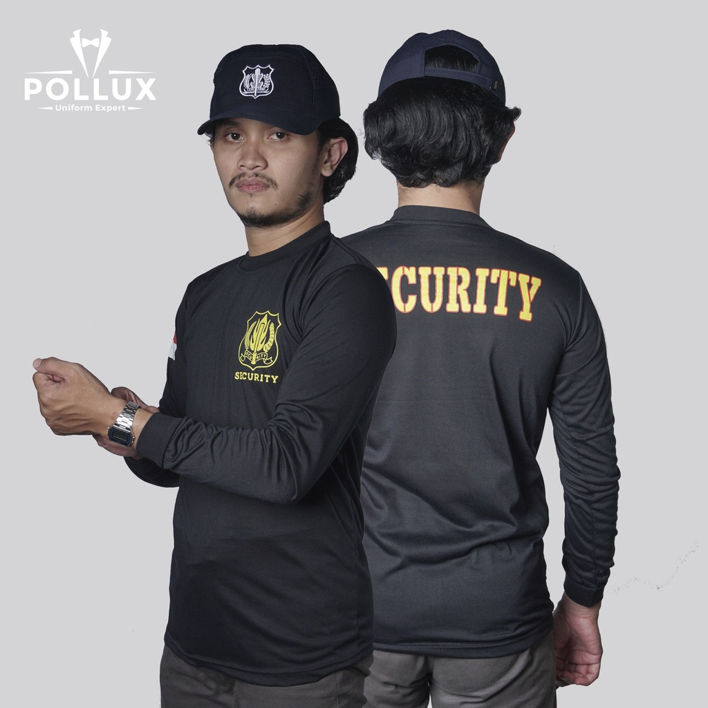 Security Kaos Satpam lengan Panjang Kerah pendek Kaos Security Terbaru Kerah Pendek Tangan Panjang Satpam Terbaru