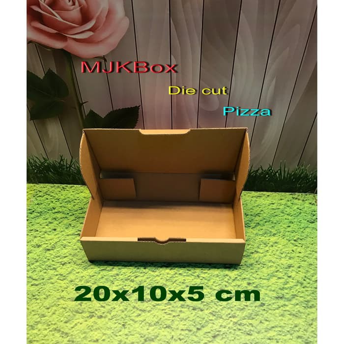 

Jual kardus karton box uk.20x10x5 cm....Model kardus Pizza, Baru Polos Murah
