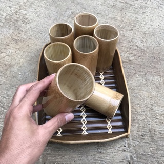 Gelas cangkir  bambu  Shopee Indonesia