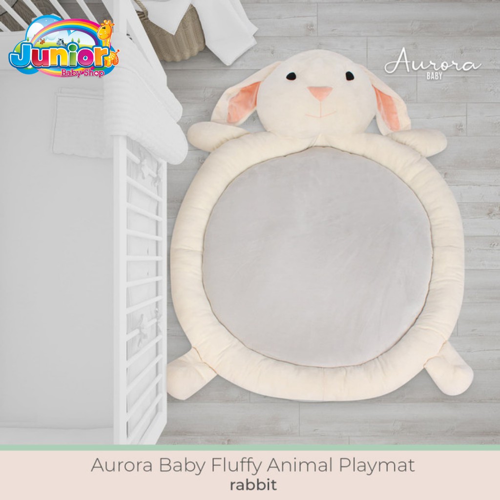 Aurora Baby Fluffy Animal Playmat