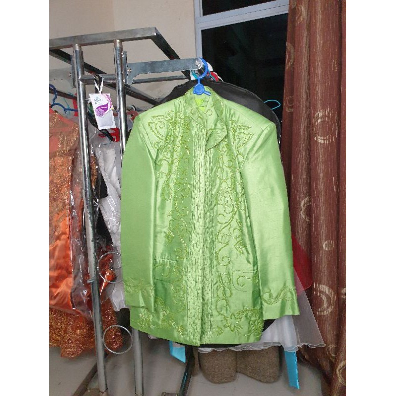 Beskap pengantin pria / full set warna hijau