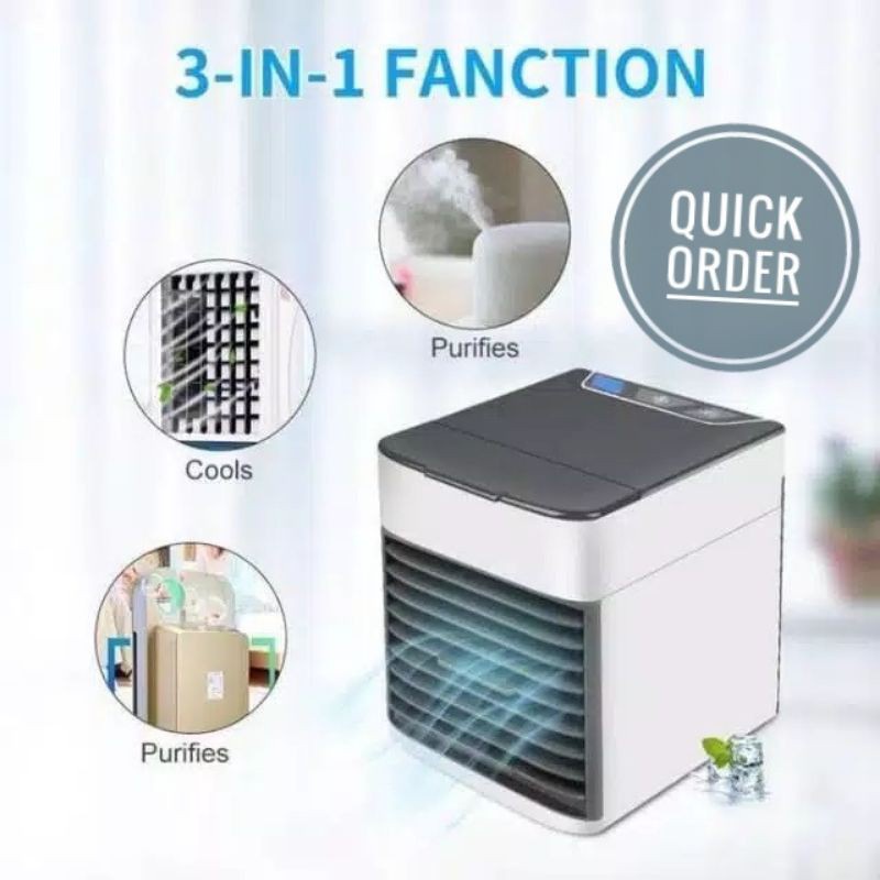 AC Mini super dingin Kipas Cooler Mini Arctic Air Conditioner kipas mini Ac mini ruangan serbaguna AC pendingin ruangan AC mini penyejuk ruangandengan Usb original