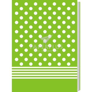 

Aman Buku Tulis B5 Jepang Polkadot Garis Hijau Promo
