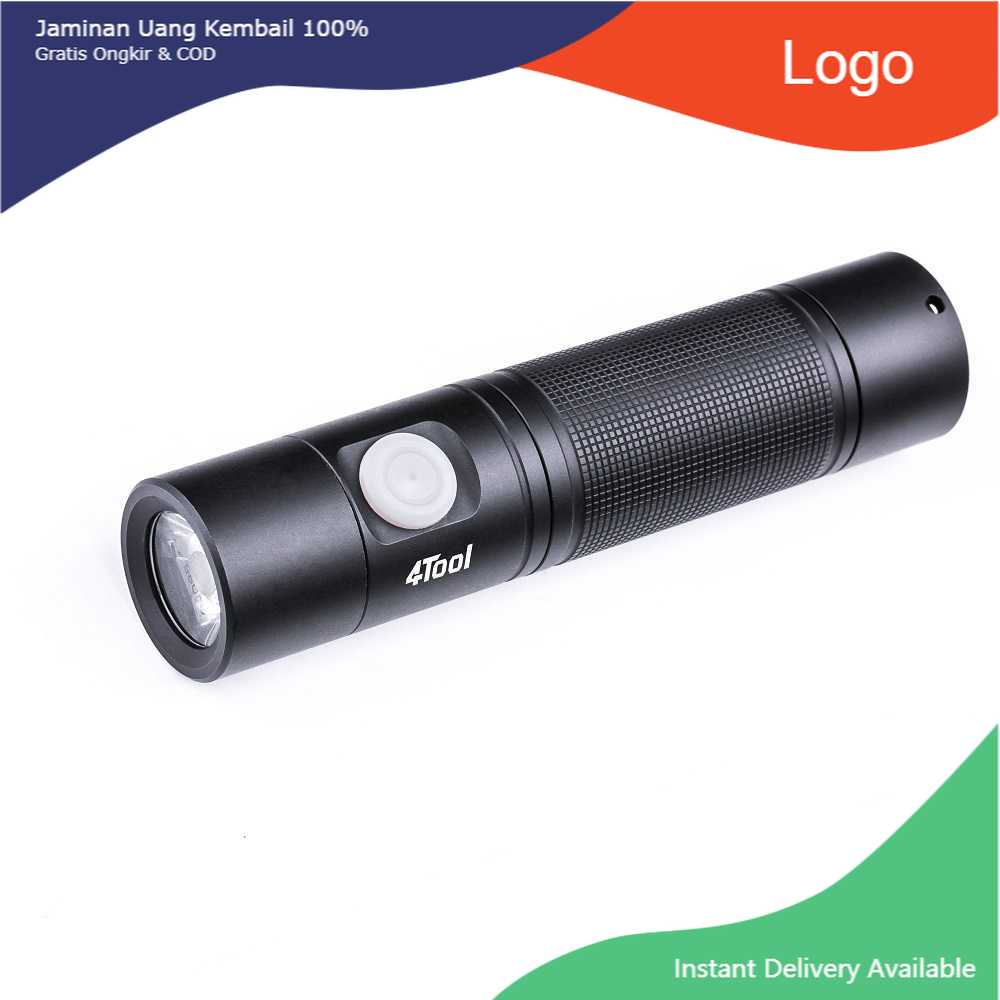 NexTool 4Tool Senter LED Flashlight Type C Rechargeable 1400lm