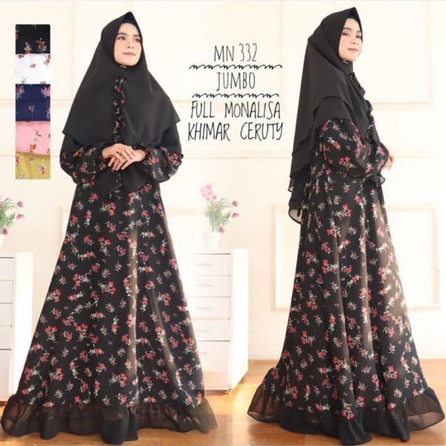 dress muslim wanita baju gamis syari wanita