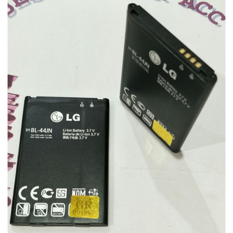 Battery Batre Baterai LG L3 L4 L5 Optimus Black P970 L612 E400 X145 BL-44JN BL-44JS BL44JN BL44JS