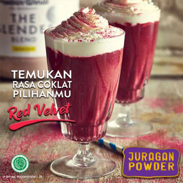 

Bubuk minuman Rasa Red Velvet 1kg - TERLARIS