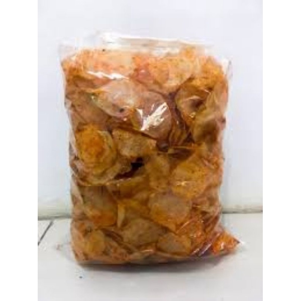 kripik kaca pedas daun jeruk 250gr murah