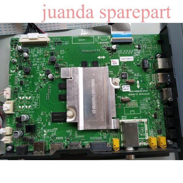 MB - MAINBOARD - MESIN TV LED PANASONIC TH 43DX400 G - 43 DX 400 G .