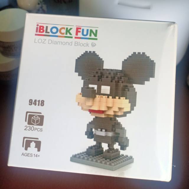 LOZ MICKEY BATMAN MAINAN EDUKASI KOLEKSI FIGUR DIY ANAK (9418)