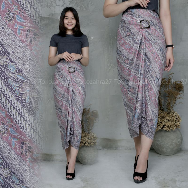 Rok Lilit Motif Dby Rok Bawahan Kebaya Rok Wisuda