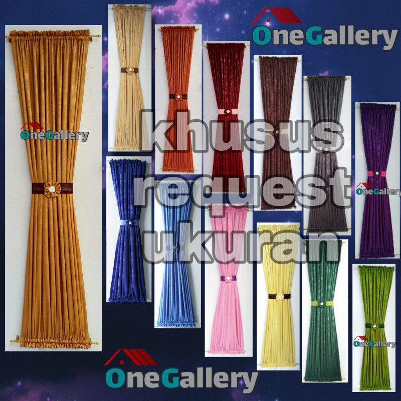 gorden jendela gorden spiral kupu kupu minimalis tebal