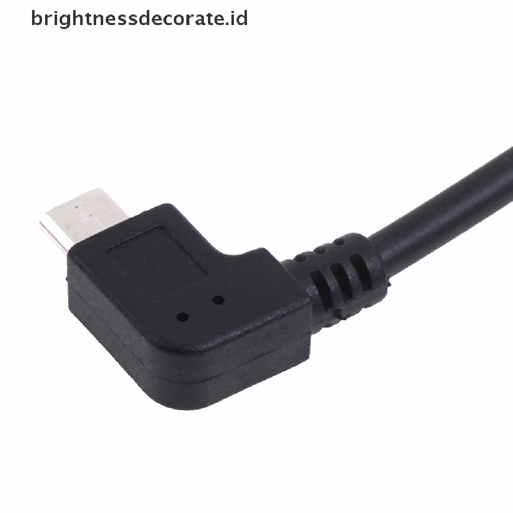 Kabel Adapter Converter 90 Derajat Micro Usb Male To Mini Usb Female