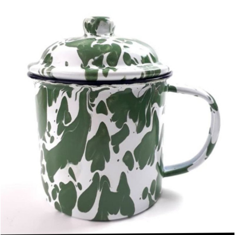 MUG LURIK KEDAUNG +TUTUP 10CM