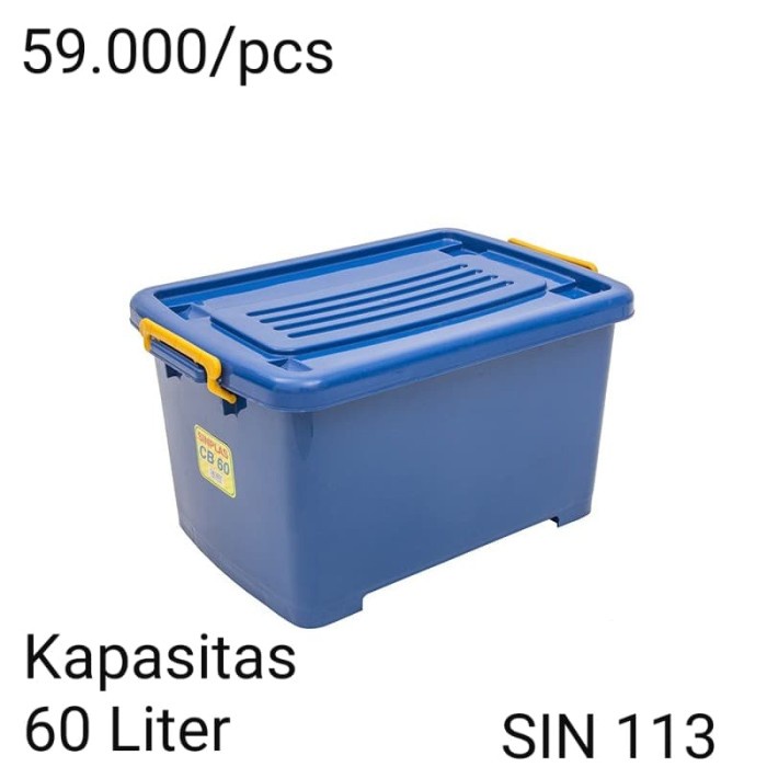 

Sinplas Container Box Cb 60 Kapasitas 60 Liter Sin 113 60L 60Liter Realpict