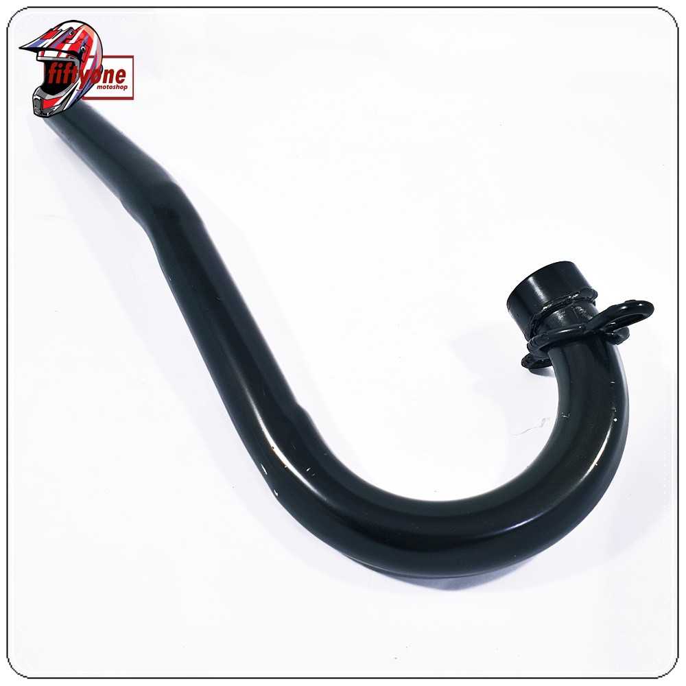 Leher Pipa knalpot Honda Hitam XL 125 E Cb Gl Tiger Trail Custom Retro