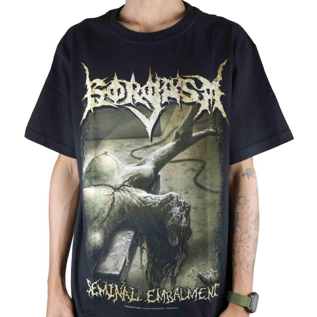 Metalgear Music Katun Print Original Gorgasm - Seminal Tshirt Baju Kaos