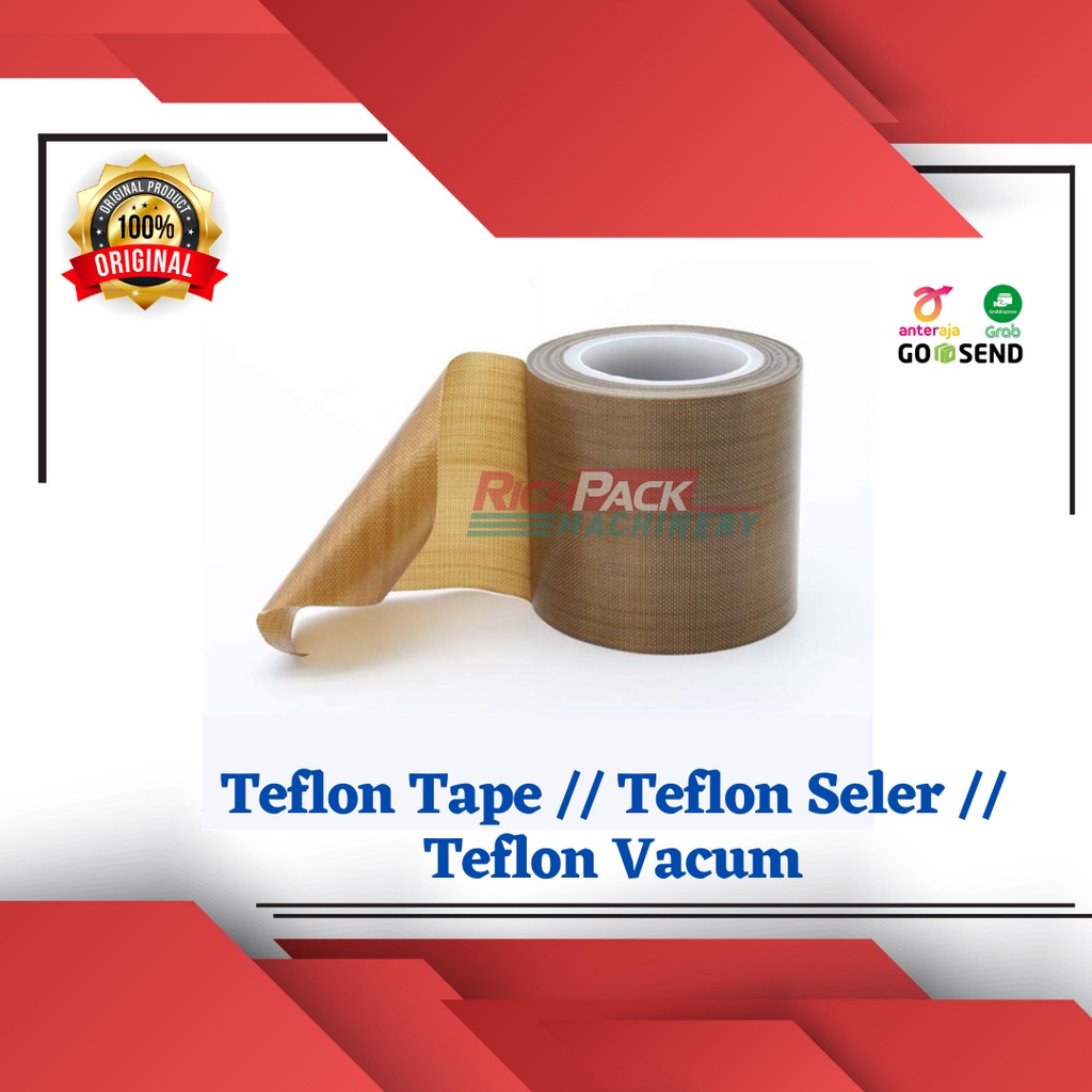 

Sparepart Teflon Tape Kain Sealer Mesin Vacuum 5 cm x 1000 cm