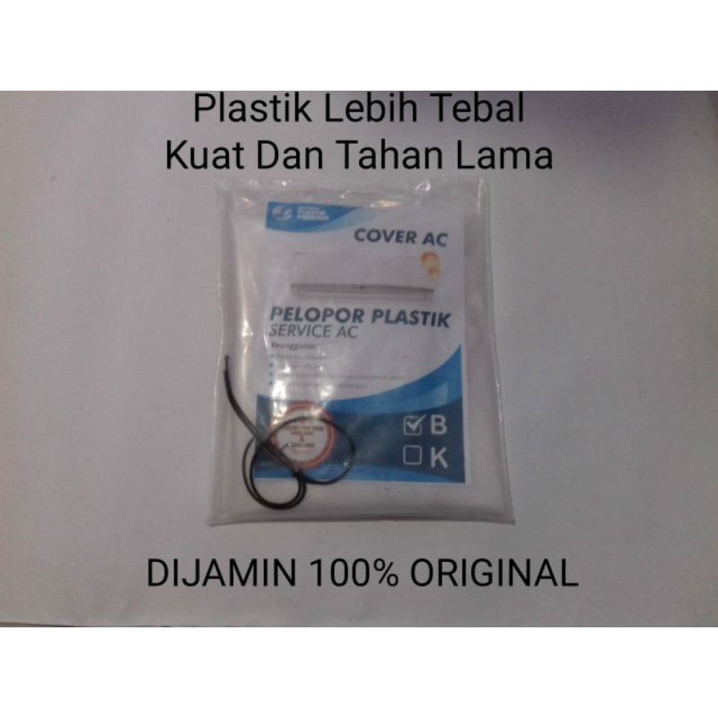 Plastik Cover Coper Koper Cuci Steam Stem Stim Steem Service Servis Serpis AC Ukuran Besar 1-2pk