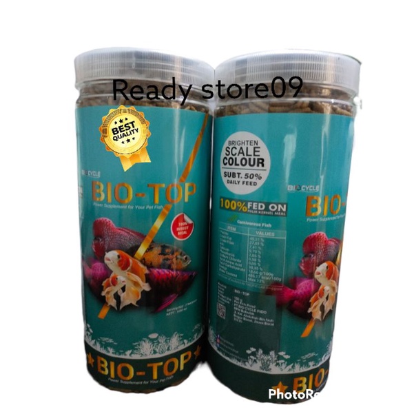 maggot Bio-top magot bsf biotop ulat hongkong kering pakan ikan hias predator arwana chana reptil dl