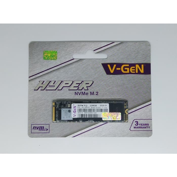 SSD V-GEN M.2 NVMe 128GB HYPER