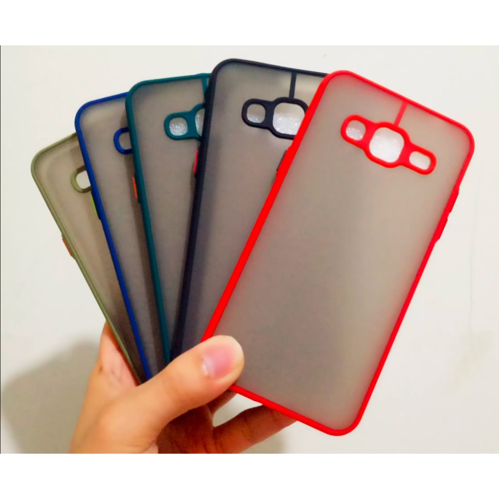 Bumper Matte Case Samsung J5 2015, Samsung J7 2015, Samsung J7 Core Candy Frosted Matte Case