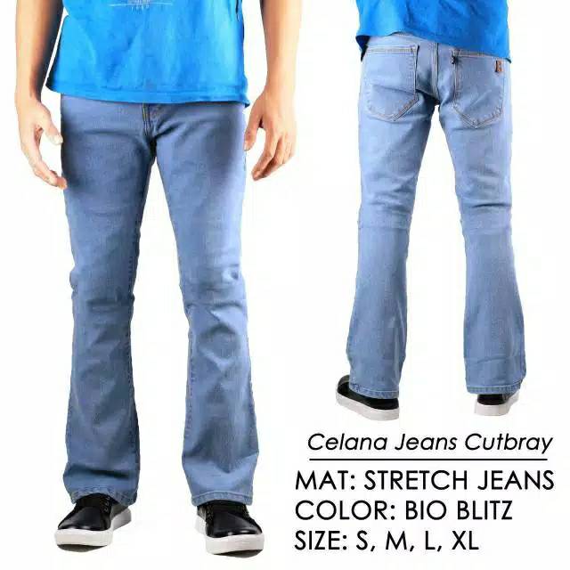 Celana Cutrbay Pria ~ Celana Cutbray Jeans Pria strech