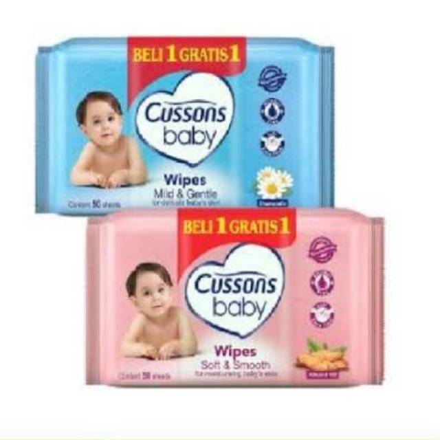 Cusson Baby Wipes 50's PROMO