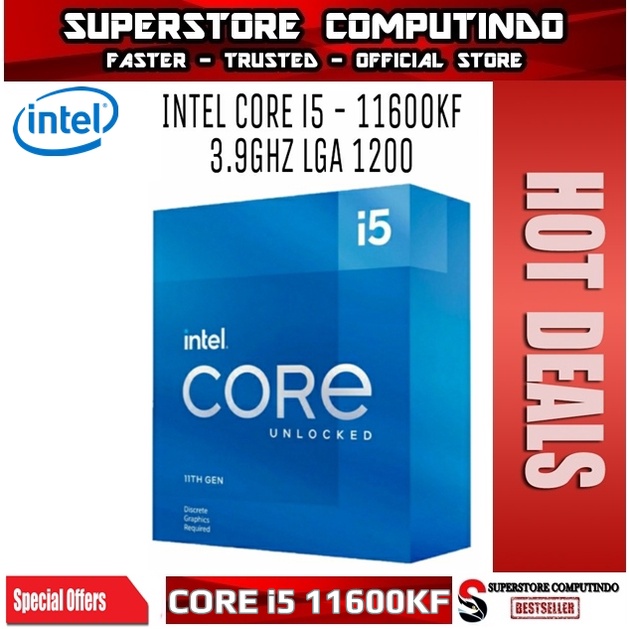 Processor Intel Core i5 11600KF Box Rocket Lake Socket LGA 1200