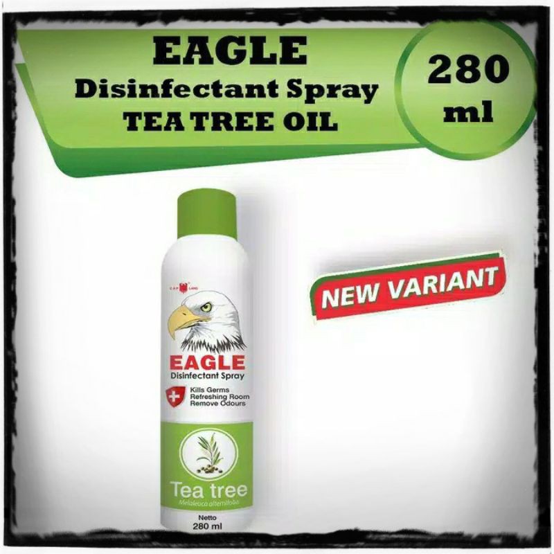 Caplang Eagle Disinfectant Spray  Tea Tree Oil - Ekaliptus Spray TTO 280ml