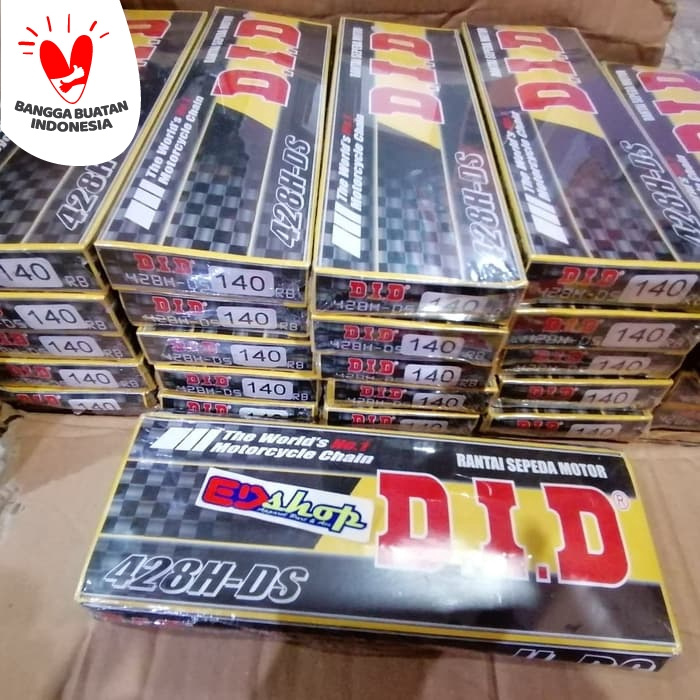 MTR440 RANTAI DID HD 428 140L HITAM R15 XABRE KLX KLX150 BYSON