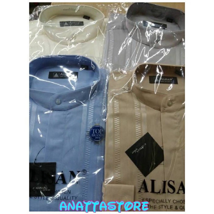 Eksklusif Baju Koko 'Alisan' lengan pendek - Putih M Berkualitas