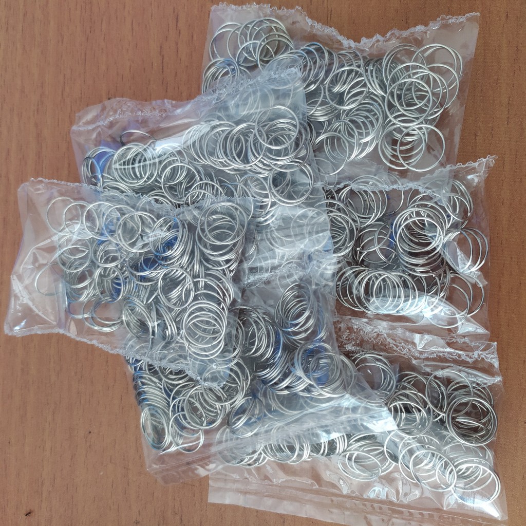 Ring Pengait Ring Medali Ring Mendali Ring Gantungan Aksesoris Ring 15mm