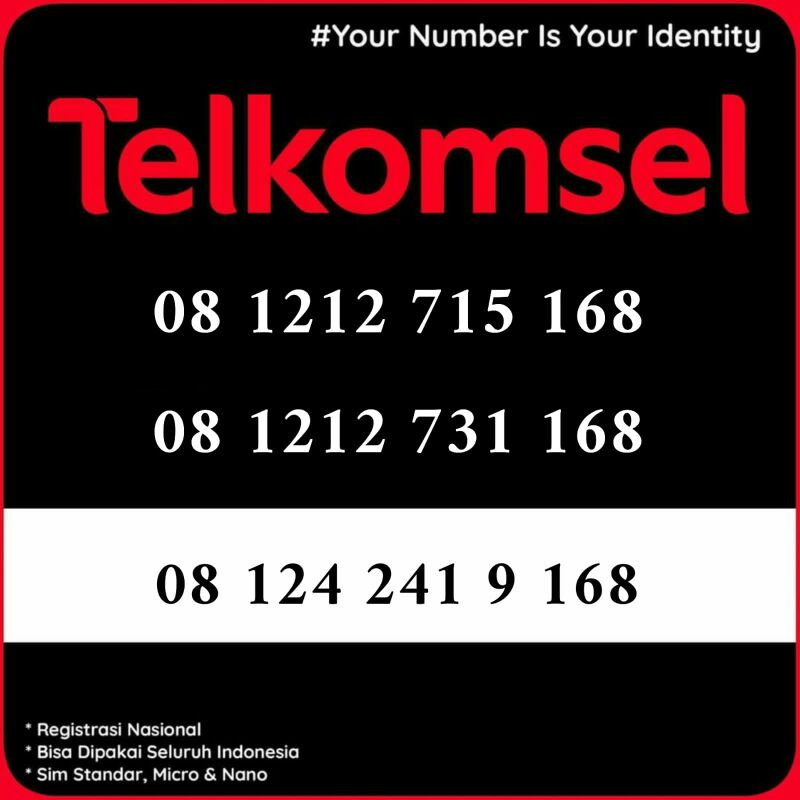 NOMOR CANTIK SIMPATI HOKI 168 PERDANA SIMPATI HOKY 168 4GLTE